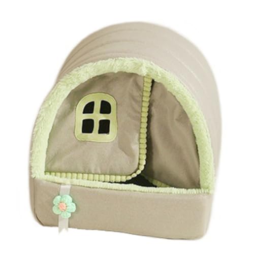 Carriere Cat-House, Vollständig Geschlossenes Haustierzelt, Hundenest, Superwarme Haustierhäuser für Den Innenbereich für Hunde und Katzen, Winter Pet-House M, Einfach zu Bedienen von Carriere