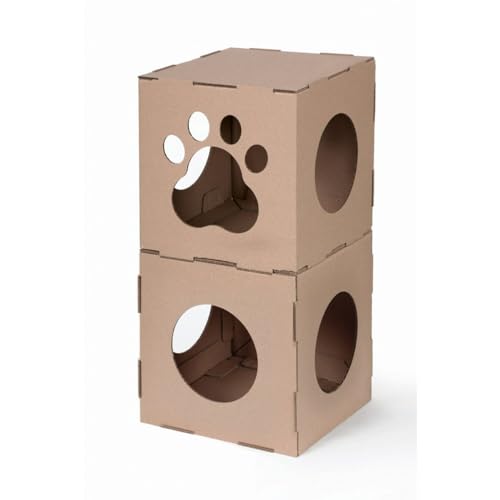 Carton+Pets Gartenhaus Twins Bronze 36 x 36 x 36 cm von Carton+Pets