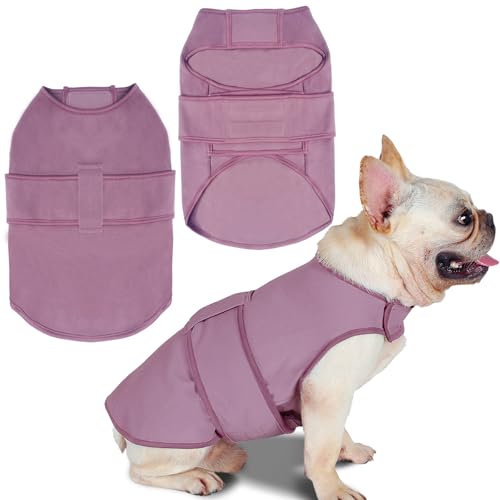 Caslfuca Hunde-Angstweste, beruhigende Jacke für kleine, mittelgroße und große Hunde, Hunde-Shirt, Wickel für drinnen und draußen, Feuerwerk, Donner, Reisen, Trennung von Caslfuca