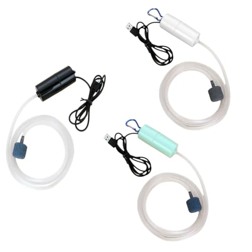 Casstad Aquarium Sauerstoffpumpe Aquarium USB Silent Luftkompressor Belüfter Aquarium Zubehör von Casstad