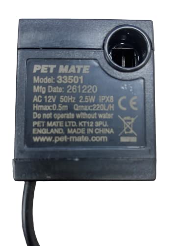 Pet Mate Cat 354 Mate Trinkbrunnen Ersatzpumpe, 1 Stück (1er Pack) von Cat Mate