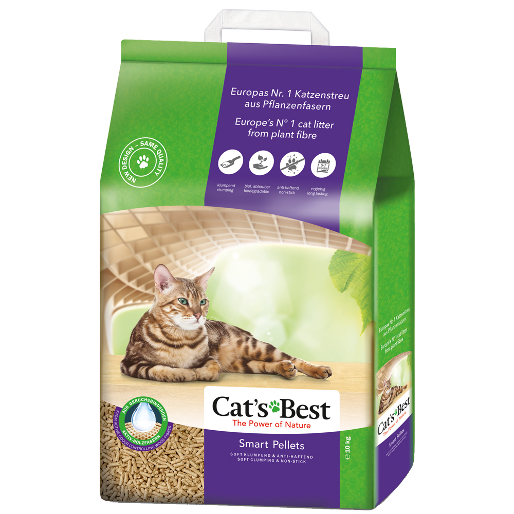 Cat's Best Smart Pellets Katzenstreu - Sparpaket 2 x 20 l von Cat's Best