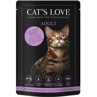 CAT'S LOVE Nassfutter Katze Adult in Gelee Lachs & Huhn 12x85 g von Cat's Love