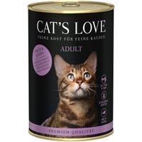 CAT'S LOVE Nassfutter Katze Adult Fisch & Huhn 6x400 g von Cat's Love