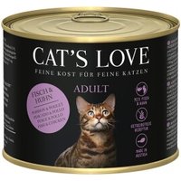 CAT'S LOVE Nassfutter Katze Adult Fisch & Huhn 6x200 g von Cat's Love