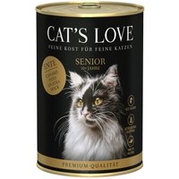 CAT'S LOVE Nassfutter Katze Senior Ente 12x400 g von Cat's Love