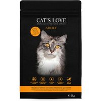 CAT'S LOVE trocken Adult Mix Pute und Wild 2 kg von Cat's Love