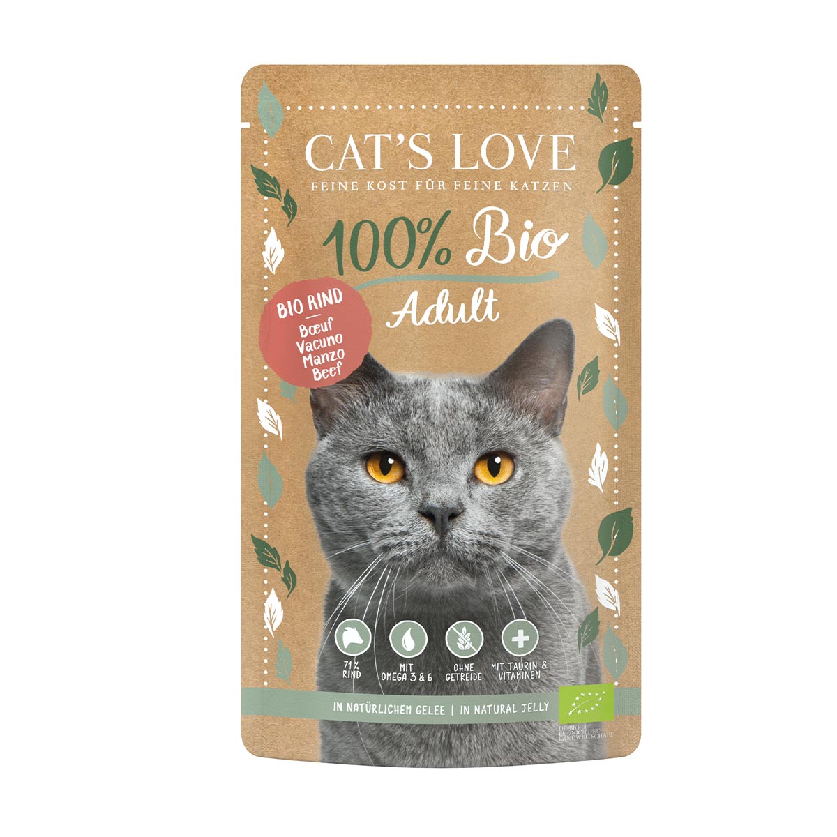 Cat's Love ADULT BIO Rind 6x100g von Cat's Love