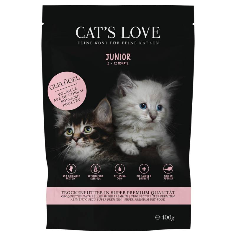 Cat´s Love Junior Geflügel - 400 g von Cat's Love