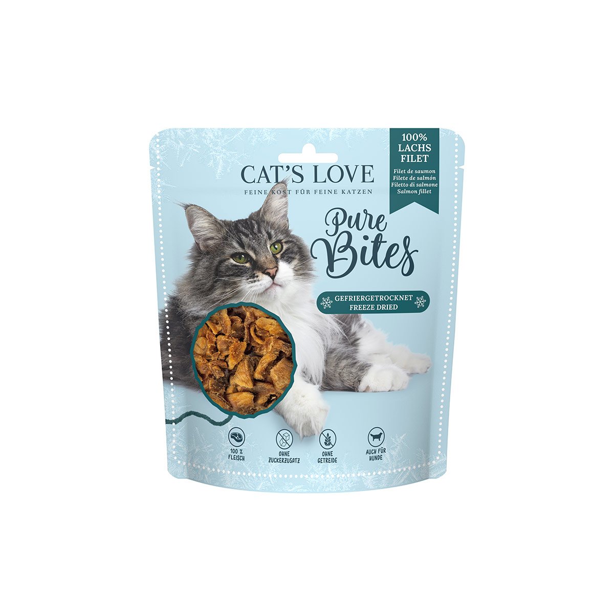 Cat's Love Pure Bites Lachsfilet 50g von Cat's Love