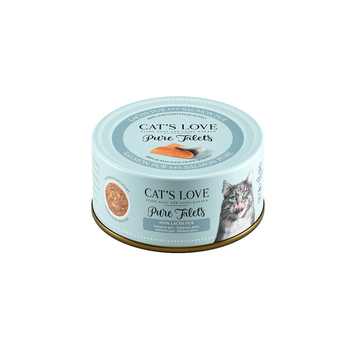 Cat's Love Pure Filets Lachs 6x100g von Cat's Love