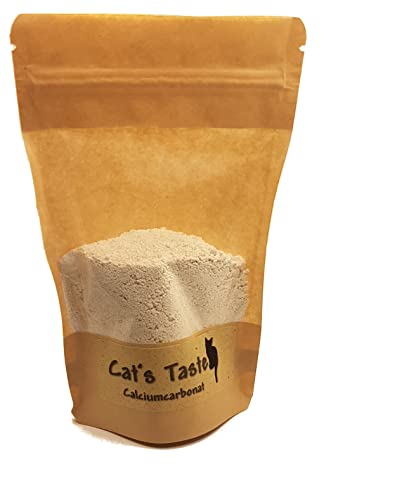 Cat's Taste Calcium-Carbonat mit 36% Calcium, für Katzen- und Hunde-Barf (100g) von Cat's Taste