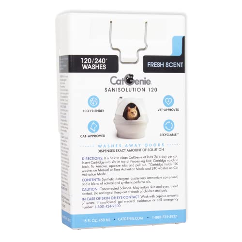 CatGenie 120 SaniSolution Smart Cartridge, Fresh Scent (Each) von CatGenie