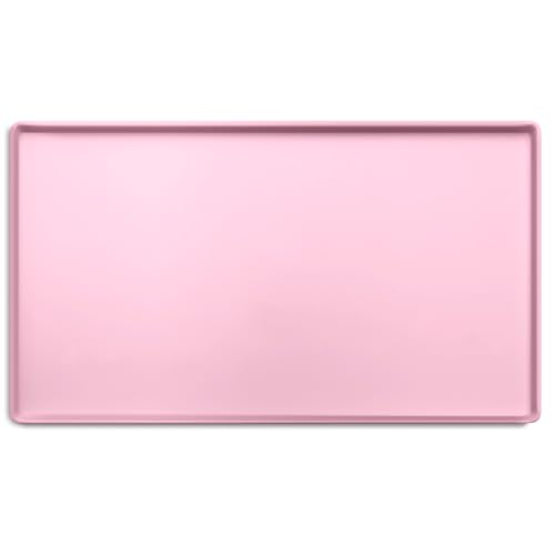 CatGuru Katze Essen Matte, 19 "X 12" - 24 "X 16", Essbrett Silikon Katze, Katze Tischset, Pet Food-Matte, S Rose von CatGuru