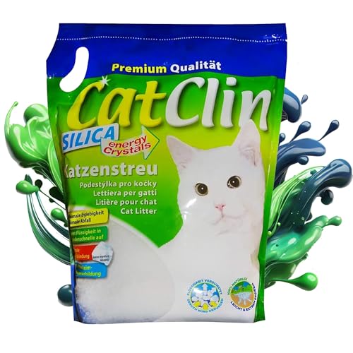 CatClin 8 x 8 l = 64L Silikat Katzenstreu Streu Magic Cat Litter von Catclin