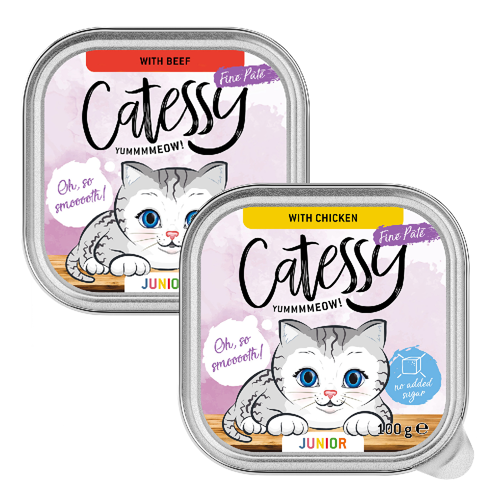 Catessy Junior-Paté Mix - 16 x 100 g von Catessy