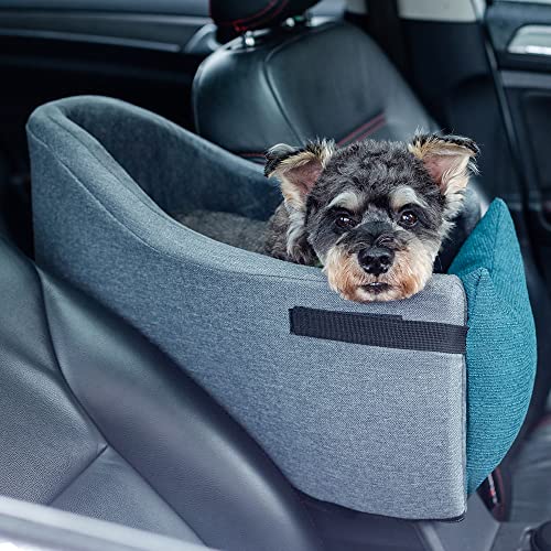 Cathpetic Hundeautositz - Reise Welpe Autositz für Einzel- und Doppelteile Konsolen, Hundeautositze für kleine Hunde, Tragbarer Hundesitz, Maschinenwaschbar von Cathpetic