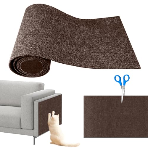 Cathpetic Kratzmatte Selbstkleben 30×60cm,Kratzpads für Katzen,Kratzmatte Katze Sofa,Katzen Wand,DIY Climbing Cat Scratcher von Cathpetic