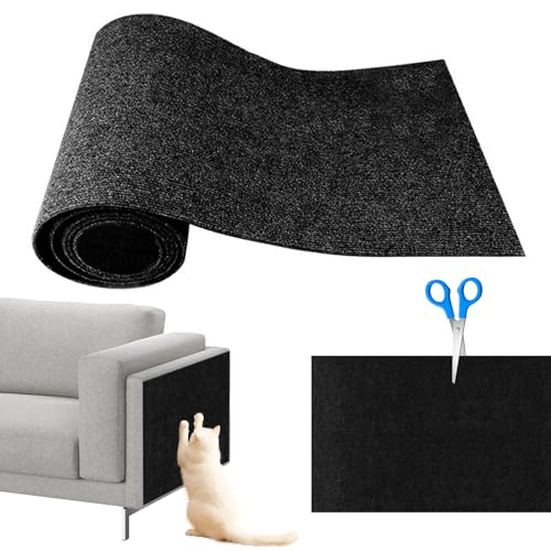 Cathpetic Kratzmatte Selbstkleben 40×100cm,Kratzpads für Katzen,Kratzmatte Katze Sofa,Katzen Wand,DIY Climbing Cat Scratcher von Cathpetic