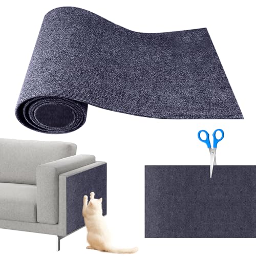 Cathpetic Kratzmatte Selbstkleben 40×200cm,Kratzpads für Katzen,Kratzmatte Katze Sofa,Katzen Wand,DIY Climbing Cat Scratcher von Cathpetic