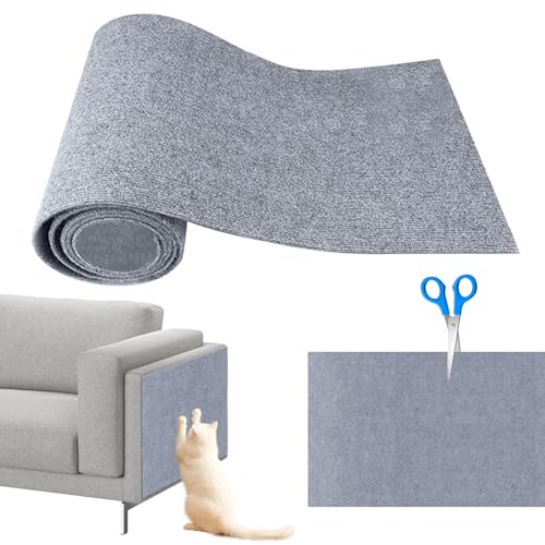 Cathpetic Kratzmatte Selbstkleben 40×200cm,Kratzpads für Katzen,Kratzmatte Katze Sofa,Katzen Wand,DIY Climbing Cat Scratcher von Cathpetic