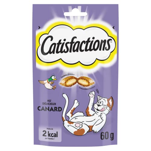 CATISFACTIONS Leckerli mit Ente für Katzen und Kätzchen, 1 Beutel à 60 g von Catisfactions