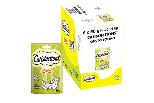 Catisfactions Katzensnack Fabelhafter Thunfisch, 6 Packungen à 60 g von Catisfactions