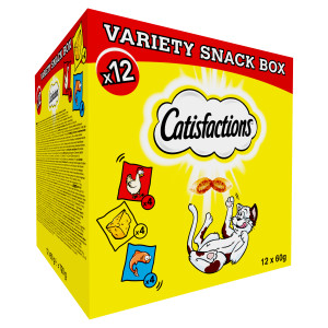 Catisfactions Megabox Katzensnack 12 x 60 g von Catisfactions