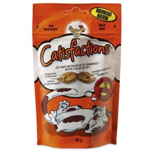 Catisfactions mit Huhn Katzensnack 12 x 60 g von Catisfactions