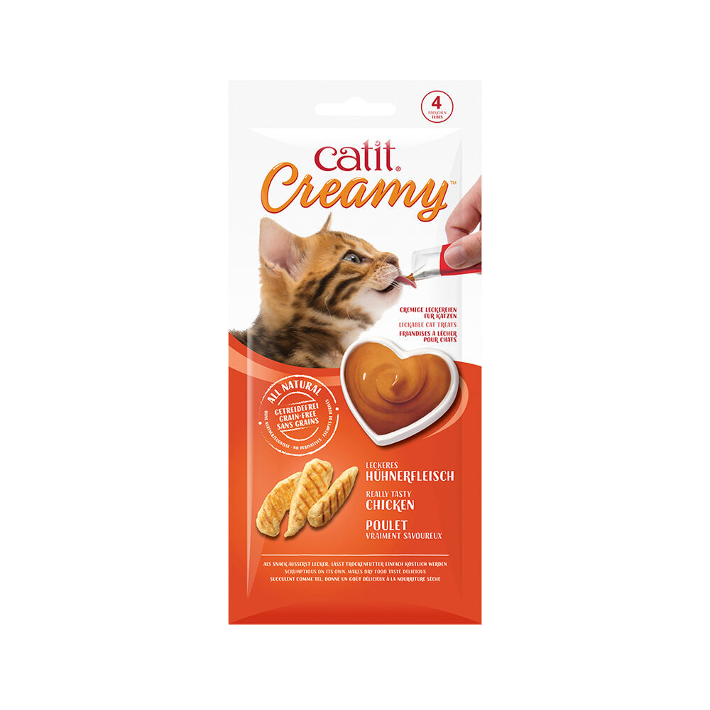 Catit Creamy - 4 x 10 g - Atlantik-Lachs von Catit Design