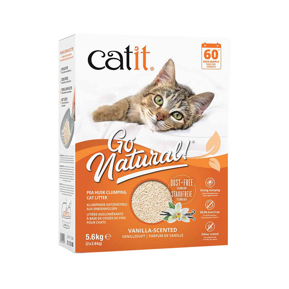 Catit Erbsenschalen-Katzenstreu - Geruchlos - 5,6 kg Catit Erbsenschalen-Katzenstreu - Geruchlos - 5,6 kg von Catit Design