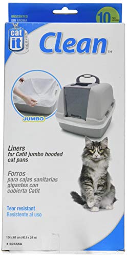 Catit Unterlegfolien für Katzentoiletten, 104 x 61 cm, 10 Stück von Catit