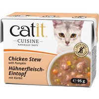 Catit Cuisine Eintopf 12 x 95 g - Huhn mit Kürbis von Catit