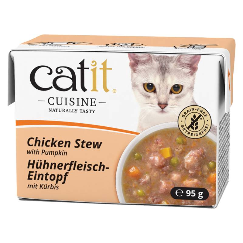 Catit Cuisine Eintopf 12 x 95 g - Huhn mit Kürbis von Catit