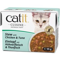 Catit Cuisine Eintopf 12 x 95 g - Huhn mit Thunfisch von Catit