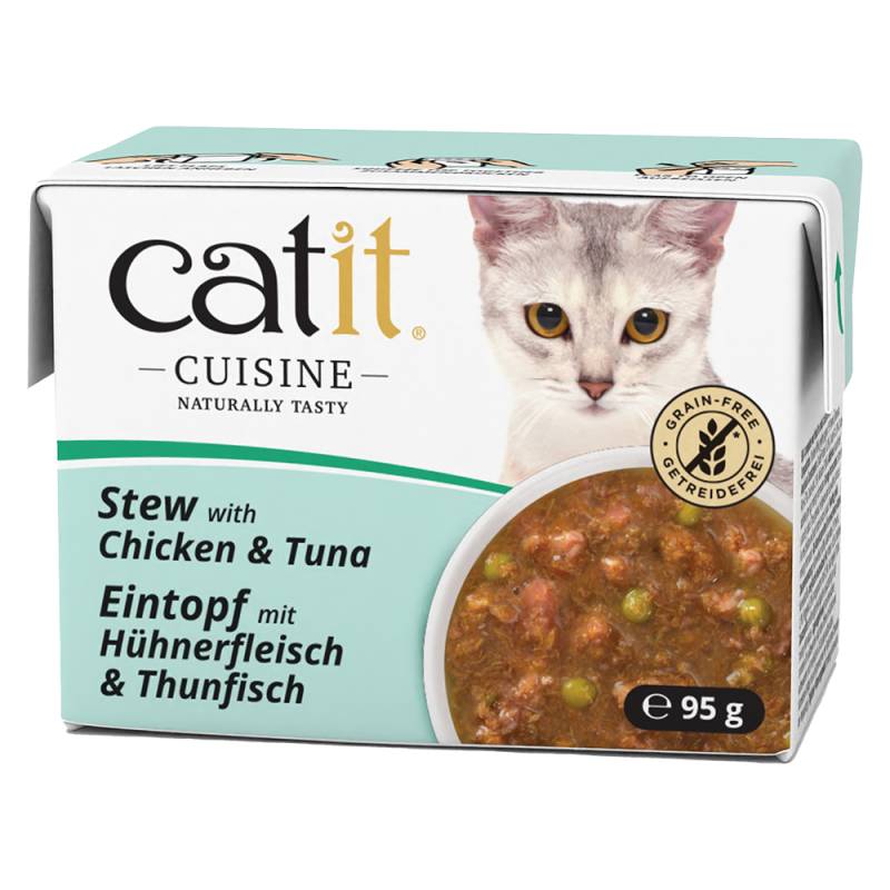 Catit Cuisine Eintopf 12 x 95 g - Huhn mit Thunfisch von Catit