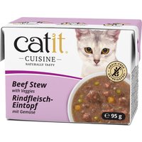 Catit Cuisine Eintopf 12 x 95 g - Rind mit Gemüse von Catit