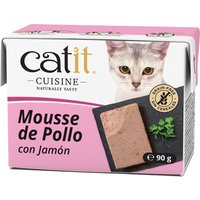 Catit Cuisine Mousse 12 x 90 g - Huhn mit Schinken von Catit