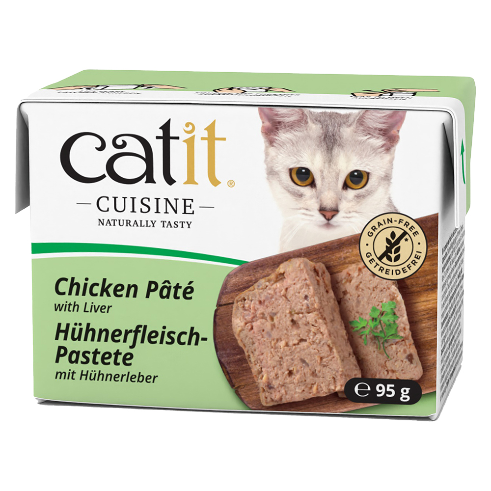 Catit Cuisine Pastete 12 x 95 g - Huhn mit Leber von Catit