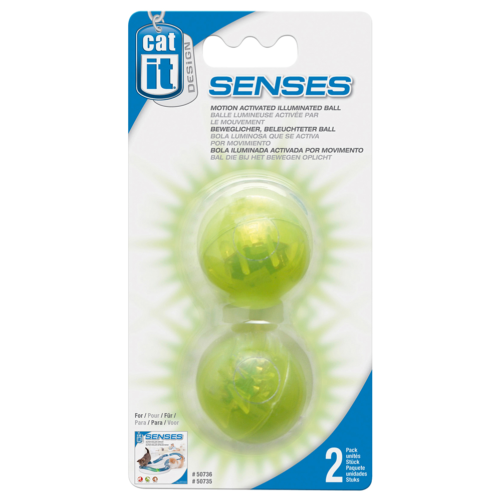 Catit Design Senses Beleuchtete Bälle - 2 Stück Catit Design Senses Beleuchtete Bälle - 2 Stück von Catit