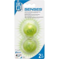 Catit Design Senses Spielschiene - 2 Stück beleuchtete Catit Ersatzbälle grün (OHNE Spielschiene) von Catit