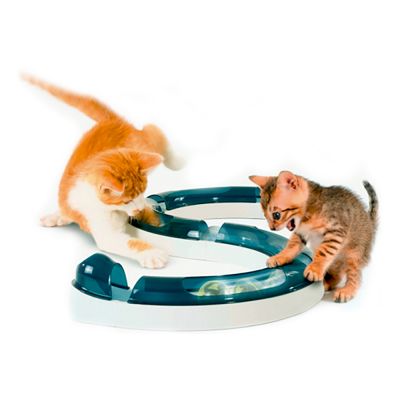 Catit Design Senses Spielschiene für Katzen inkl. Ball - 1 Stück von Catit