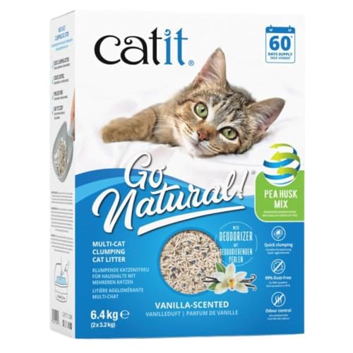 Catit Go Katzenstreu, Mischung für viele Katzen, natürlich von Catit