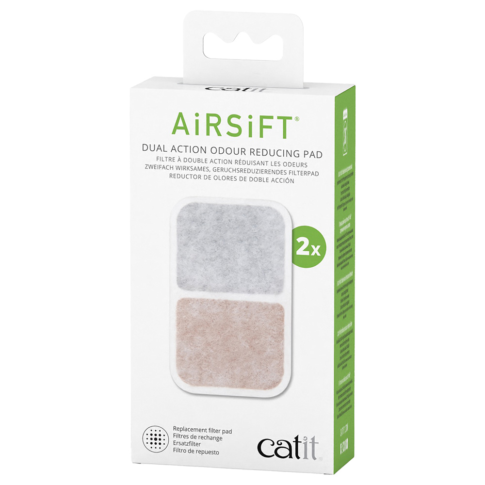 Catit Jumbo Katzentoilette - 2er Pack Catit Airsift Ersatzfilter von Catit