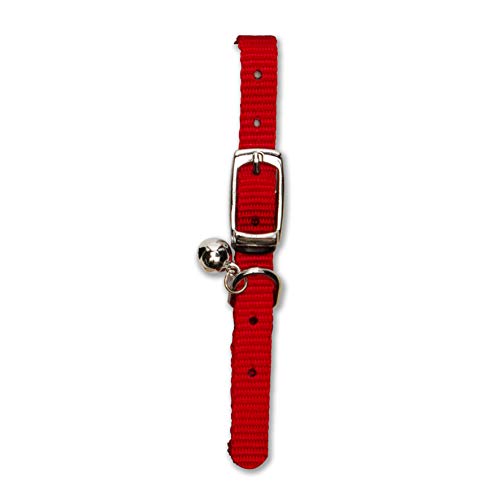 Catit Nylon Katzenhalsband, verstellbar, rot von Catit