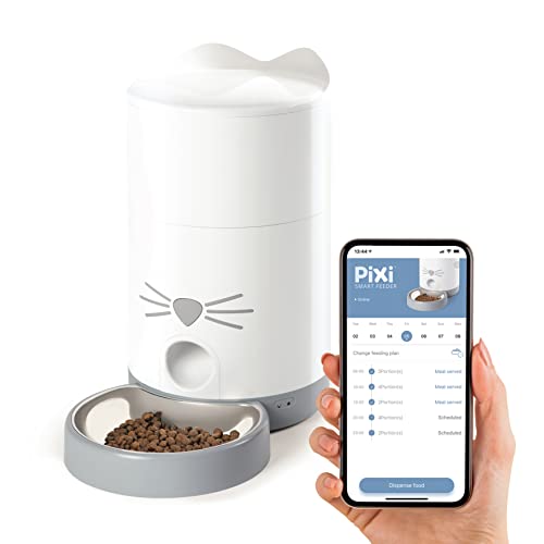 Catit Pixi Smart Futterautomat für Katzen, Steuerung via App, für 1,2kg geeignet von Catit