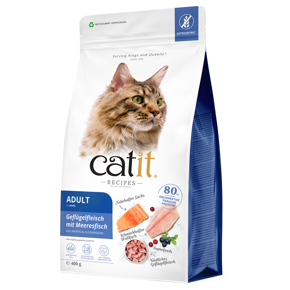 Catit Recipes Adult Fisch - 400 g von Catit