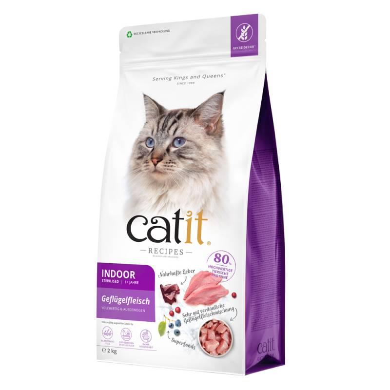 Catit Recipes Adult Indoor Sterilised - 2 kg von Catit