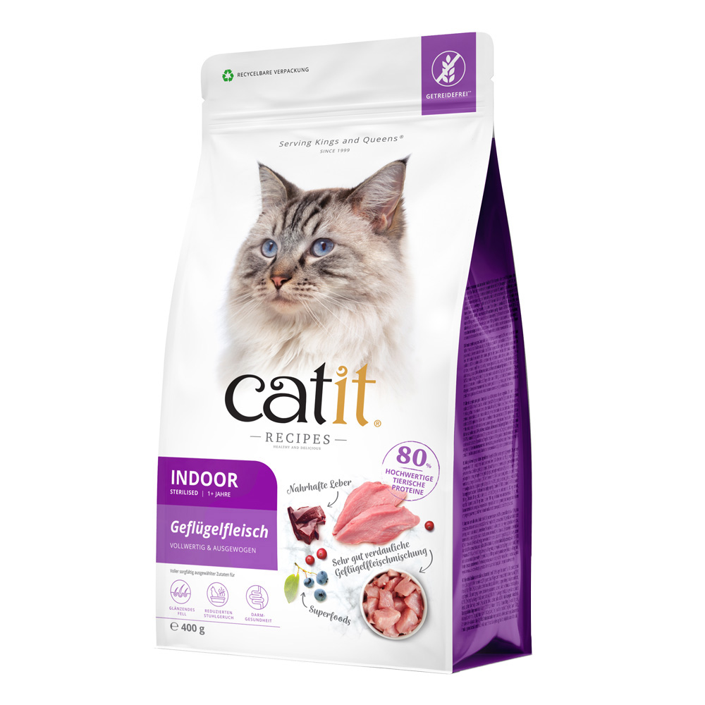 Catit Recipes Adult Indoor Sterilised - 400 g von Catit