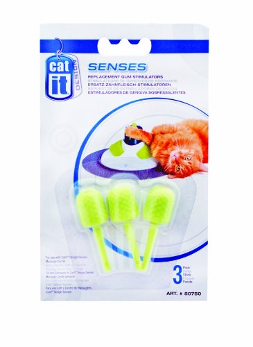 Catit Senses Massagezentrum Ersatz Zahnfleisch Stimulator 3er Pack von Catit